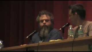 Patrick Rothfuss haciendo gestos de los Adem  Making Adem gestures [upl. by Terrye]