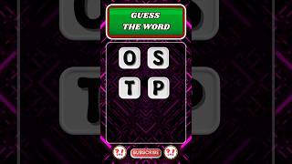 Can You Guess the Word guesstheword quiz short youtubeshorts viralquiz [upl. by Shum]