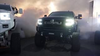 West Texas SEMA trucks do the mannequin challenge with a bonus burn out at the end [upl. by Ecirehc]