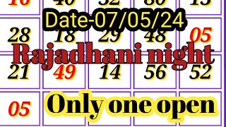 Rajdhani night chart Rajdhani night open [upl. by Spence]