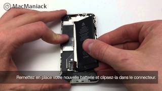 Comment remplacer la batterie dun iPhone 4  Tutoriel complet [upl. by Olson252]