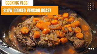 Venison Roast Cooked in the Crockpot [upl. by Aizan]