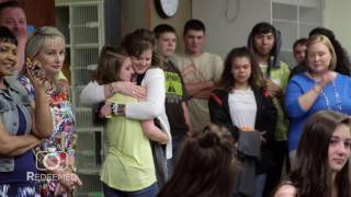 Grab the tissues Soldier surprises daughters and his mother after 400 day deployment [upl. by Amari]