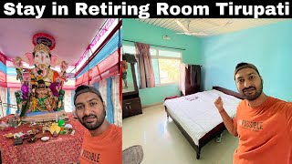 Stay amp Food in Retiring Room Tirupati at Railway Station [upl. by Nelrac636]