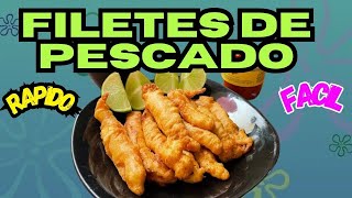 PESCADO tilapia CAPEADO frito con harina y cerveza EMPANIZADO [upl. by Belmonte29]