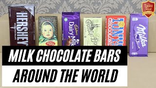 MILK CHOCOLATE BARS TASTE TEST COMPARISON  Is this the BEST chocolate bar in the world [upl. by Ashleigh]