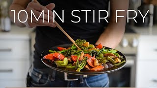 FAST Vegetable Stir Fry  EASY Chinese Veggies Recipe [upl. by Salohcin]