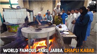 Popular Taru Jabba Chapli kabab  Rambil Kabab House  4K [upl. by Enitsirhc]