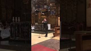 Hovhannes Karakhanyan Krunk Duduk i Órgano 06032017 Monasterio Santa Maria de Montserrat [upl. by Harolda]