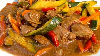 Как приготовить вкусно куриную печень Новый рецепт Куриная печень на сковороде Простой рецепт [upl. by Emse]