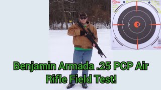 Benjamin Armada 25 PCP Air Rifle Field Test [upl. by Aicercul466]