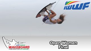 2019 IWWF World Wakeboard Championships  Open Women Final [upl. by Heymann]