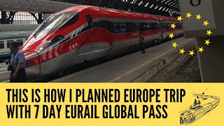 Eurail Global Pass  Europe Travel on budget [upl. by Hartill871]