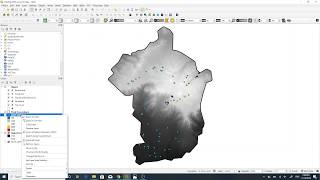 Clipping Raster DEM by a Polygon in QGIS [upl. by Nnyltiac]