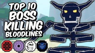 Top 10 BEST Shinobi Life 2 Bloodlines for NEW PVE [upl. by Ettenan]