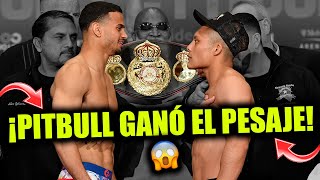 ¡FUEGOO 🔥 TENSO PESAJE entre Rolando ROMERO y PITBULL CRUZ 😳 [upl. by Clarinda]