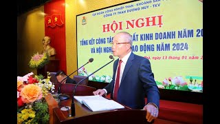 Than Dương Huy Tổng kết Công tác sản xuất kinh doanh năm 2023 và Hội nghị Người lao động năm 2024 [upl. by Ingram735]