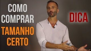 Dica de como comprar roupas no tamanho certo [upl. by Melantha]