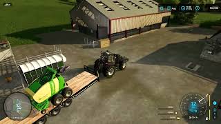 FS22  GRASSLANDS 22 14  LOWLOADER FROM THE DEALERSHIP [upl. by Anirbys688]