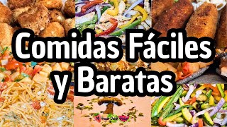 ✅12 COMIDAS FÁCILES Y BARATAS mihogardulcehogar comidamexicana comidasfacilesybaratas [upl. by Itsrik]