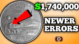 NEWER ERROR QUARTERS WORTH MONEY  COINS WORTH MONEY  RARE COINS [upl. by Ellevehs]