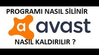 Avast Antivirüs Programı Kaldırma  Silme  Programsız [upl. by Raama]