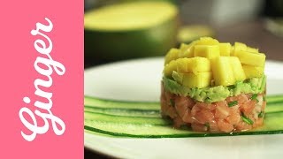 Tropical Salmon Tartare  SALMON TARTARE [upl. by Hewet498]