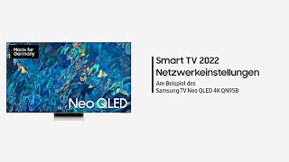 Samsung Smart TV 2022 Netzwerkeinstellungen [upl. by Tucky]