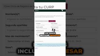 ¿Sabes cómo sacar la CURP en línea [upl. by Grosberg]