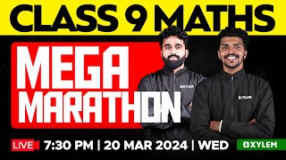 Class 9 Maths  Mega Marathon  Xylem Class 9 [upl. by Trub]