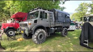 Fernreisemobil Ennkirch 24  UNIMOG und Rundgang am Abend [upl. by Anilek]