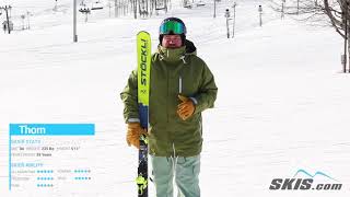 Thoms ReviewStockli Laser AX Skis 2021Skiscom [upl. by Jaymee]