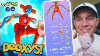 HOW TO GET DEOXYS IN POKÉMON GO  SHARING EX RAID PASSES [upl. by Nidnal]