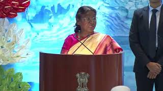 President Murmu Highlights Ancient Wisdom on Water Conservation at India Water Week  IWW2024 [upl. by Saum499]