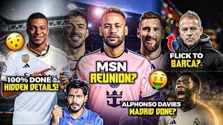 Mbappe Confirm deal hidden details MSN reunion  Davies to Madrid done Flick Barcelona update [upl. by Candice989]