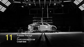 Polestar Precept From Concept to Car Episode 11  Crash testing an 800hp EV  Polestar [upl. by Sleinad]