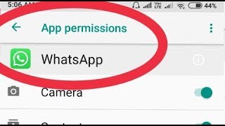 Fix WhatsApp Problem Solve  And All Permission Allow WhatsApp in Xiaomi Redmi Note 5 Pro [upl. by Meekar101]