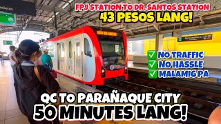 QC TO PARAÑAQUE CITY 50 MINUTES LANG SA HALAGANG 43 PESOS [upl. by Donielle]