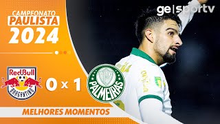 BRAGANTINO 0 X 1 PALMEIRAS  MELHORES MOMENTOS  4ªRODADA DO CAMPEONATO PAULISTA 2024  geglobo [upl. by Korie]