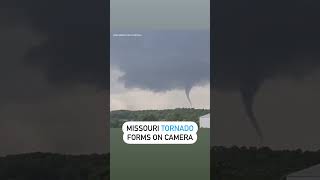 Missouri Tornado Forms Right in Front of Storm Chaser [upl. by Llenyr349]