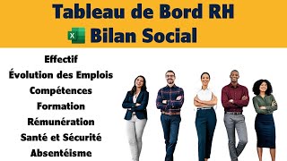 Tableau de Bord RH  Bilan Social [upl. by Hennessey23]