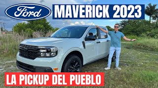 Nueva Ford Maverick 2023 La PICKUP más barata ofrece más que Hyundai Santa Cruz [upl. by Nnyroc494]