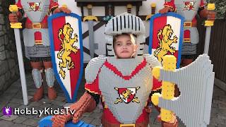 LEGOLAND RIDES Car Race Vacation  HobbyVloggy Part 2 by HobbyKidsTV [upl. by Sil]