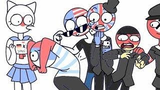 10 MINUTES OF LAUGHTER FUNNY MEME COUNTRYHUMANS [upl. by Lusa]