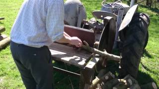 Grey Fergie and Ferguson Cordwood Saw bench [upl. by Christmann]