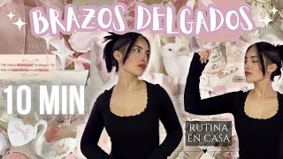 Ejercicios para adelgazar los brazos en casa 🏋🏻‍♀️🫵🏻🩷 By Jess Arevalo [upl. by Brufsky]