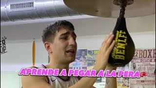 PEGAR A LA PERA TUTORIAL BOXEO🥊🔥🔝boxeo tutorial principiantes pera aprender kickboxing [upl. by Mozes]