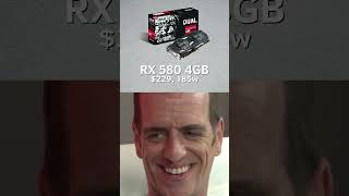 Radeon RX 500 series GPUs in a nutshell radeon gpu memes radeongraphics radeonrx amdgpu amd [upl. by Vashtia]