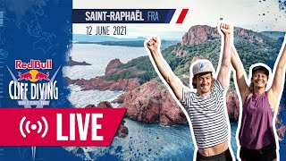 REPLAY  Red Bull Cliff Diving World Series 2021  SaintRaphaël France [upl. by Shanley]