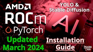 How To Install AMD ROCm PyTorch Stable Diffusion amp YOLO  2024 Updated Guide [upl. by Ientirb]